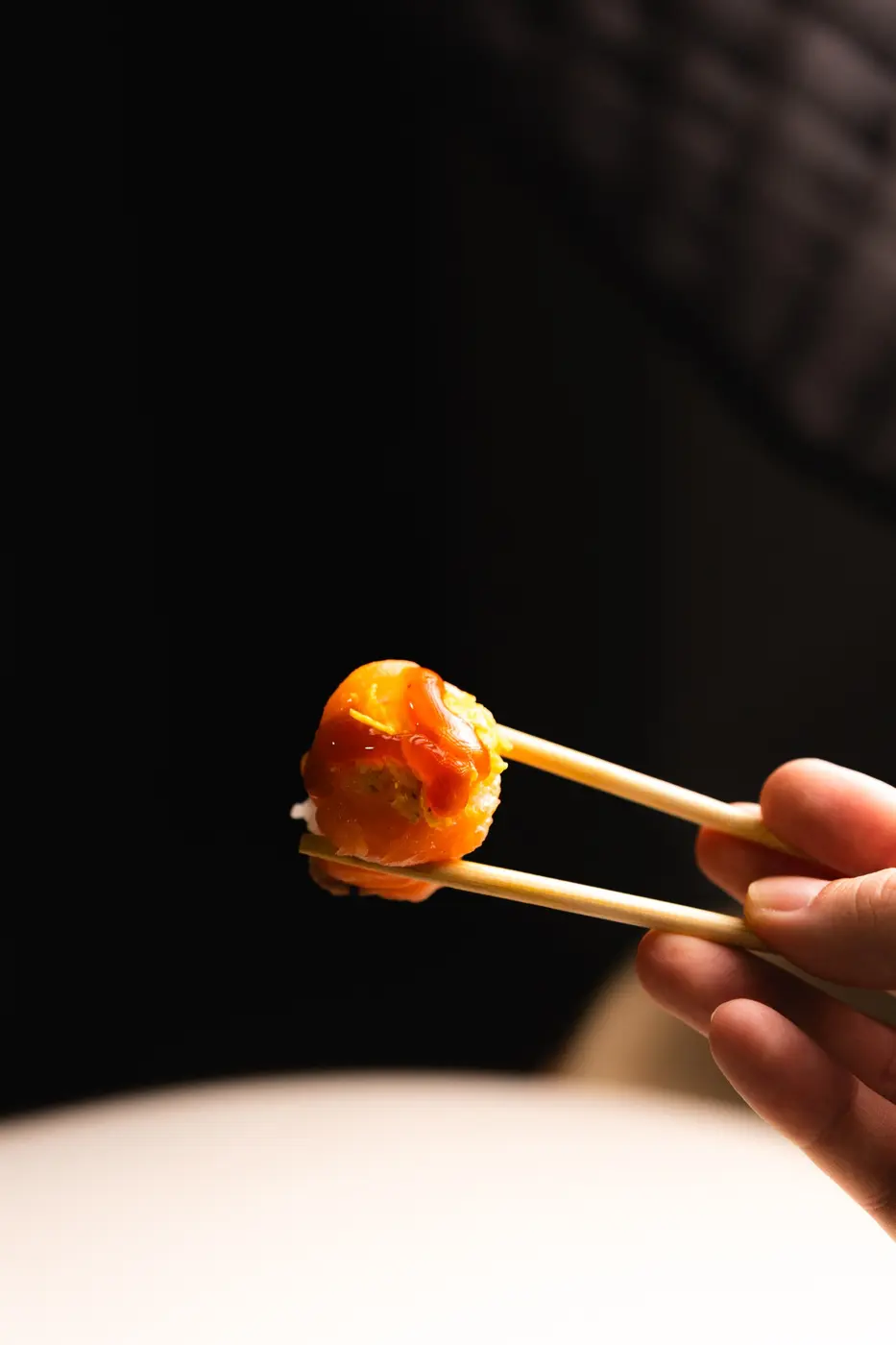 Sushi especial de salmão
